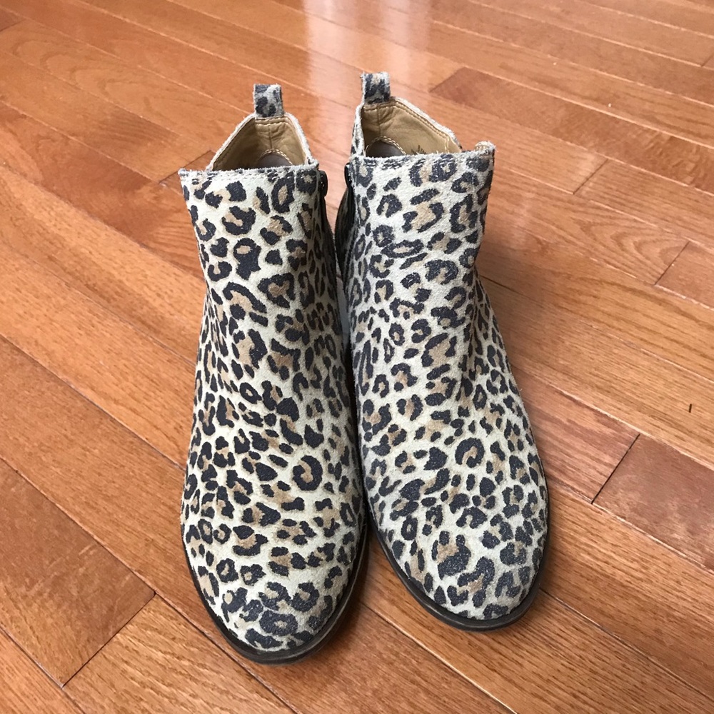 Lucky Brand Leopard Basel Booties